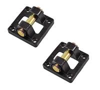 LDEXIN 2pcs 12mm/0.47" Dia Pin 4 Bolt Holes Pneumatic Air Cylinder Rod Pivot Clevis Mounting Bracket Kit
