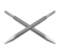 LDEXIN 2Pcs Point Chisel Set with SDS-Plus Shank, Masonry Concrete Drill Bit Set, 10 Inch Long