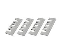 LDEXIN 4pcs High Speed Steel Resharpenable Wood Planer Blade Electric Planer Machine Knives Spare Part for Hitachi F-20A