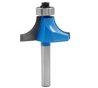 LDEXIN 7/8" Radius Roundover Router Bit with 1/4" Shank, Round-Over Cut, Blue