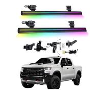 LDFREBCX Electric Running Boards Compatible for Chevrolet Silverado 1500 2022-2023 with Light, SUV, Off-Road & Pickup Trucks - Retractable Truck Steps & Nerf Bars