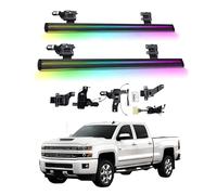 LDFREBCX Electric Running Boards Compatible for Chevrolet Silverado 2500 2014-2018 with Light, SUV, Off-Road & Pickup Trucks - Retractable Truck Steps & Nerf Bars