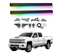 LDFREBCX Electric Running Boards Compatible for Chevroy Silverado 2500 2014-2018 with Light, SUV, Off-Road & Pickup Trucks - Retractable Truck Steps & Nerf Bars