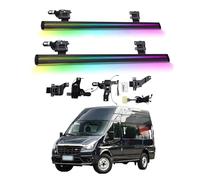 LDFREBCX Electric Running Boards Compatible for Ford Transit PRO Long Axle 2012-2021 with Light, SUV, Off-Road & Pickup Trucks - Retractable Truck Steps & Nerf Bars