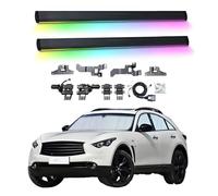 LDFREBCX Electric Running Boards Compatible for Infiniti QX70 2013-2017 with Light, SUV, Off-Road & Pickup Trucks - Retractable Truck Steps & Nerf Bars