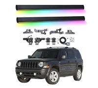 LDFREBCX Electric Running Boards Compatible for Jeep Patriot 2010-2016 with Light, SUV, Off-Road & Pickup Trucks - Retractable Truck Steps & Nerf Bars