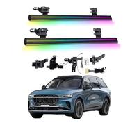 LDFREBCX Electric Running Boards Compatible for Lincoln Nautilus 2023-2025 with Light, SUV, Off-Road & Pickup Trucks - Retractable Truck Steps & Nerf Bars