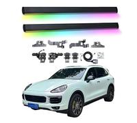 LDFREBCX Electric Running Boards Compatible for Porsche Cayenne 2011-2017 with Light, SUV, Off-Road & Pickup Trucks - Retractable Truck Steps & Nerf Bars