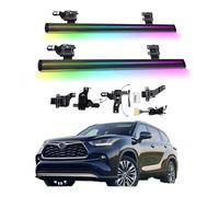 LDFREBCX Electric Running Boards Compatible for Toyota Highlander 2018-2021 with Light, SUV, Off-Road & Pickup Trucks - Retractable Truck Steps & Nerf Bars