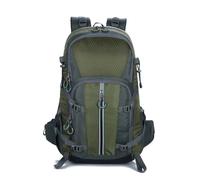 LDGSUPH 45L Water-proof Hiking Backpack with Air Cushion Straps, Lightweight Trekking Daypack(Army Green)