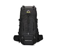 LDGSUPH 70L Large Hiking Backpack Lightweight Water-Resistant Camping Pack for Men & Women(Black)