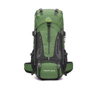 LDGSUPH 70L Large Hiking Backpack Lightweight Water-Resistant Camping Pack for Men & Women(Green)