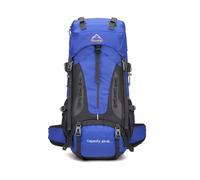 LDGSUPH 70L Large Hiking Backpack Lightweight Water-Resistant Camping Pack for Men & Women(Royal Blue)