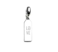 LDGSUPH 925 Sterling Silver Charm Pendant, Love Tag Dangle Charm Pendants Fits Bracelets & Necklaces Romantic Gift for Women Men(Ring)