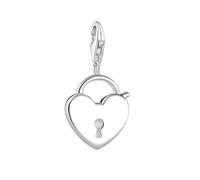 LDGSUPH 925 Sterling Silver Charms,Lockheart Heart Padlock Dangle Charm Pendant Romantic Valentine Day Gift for Women Girls