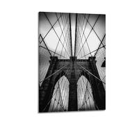 LDGSUPH A Brooklyn Perspective Art Print Poster Poster Decorative Painting Canvas Wall Posters And Art Picture Print Modern Family Bedroom Decor Posters 20x30inch(50x75cm)