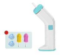 LDGSUPH can brush the inside and outside of shoes, handheld shoe washing machine artifact, portable and rechargeable Electric Shoe Poli(White)