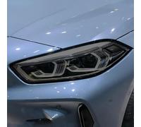 LDGSUPH Car Front Light Film For BMW 1 Series F40 M135i 118 2019-2024 2 Pcs Car Headlight Protective Film Headlamp Restoration Transparent Black Tpu Sticker