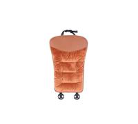LDGSUPH Car Seat Cover Winter Car Seat Cushions - Flannel & Plush Warmth - Universal Fit - Front 46x46cm & Rear 130x48cm(Orange Back pad)
