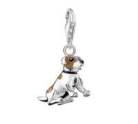 LDGSUPH Charm Pendant, Jack Russell Terrier Dog Charm Pendant Jewelry Europe 925 Silver Sterling Accessories for Woman Men
