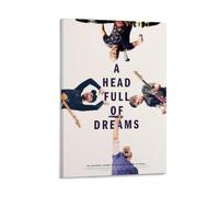 LDGSUPH Coldplay A Head Full of DreamsRetro Wall Art Poster Classic Style Posters Perfect Fashioned Decor for Library Bar Or Home Theater16x24inch(40x60cm) Frame-style