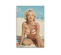 LDGSUPH Famous Actress Marilyn Monroe Poster Poster Decorative Painting Canvas Wall Posters And Art Picture Print Modern Family Bedroom Decor Posters 20x30inch(50x75cm)