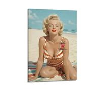 LDGSUPH Famous Actress Marilyn Monroe Poster Poster Decorative Painting Canvas Wall Posters And Art Picture Print Modern Family Bedroom Decor Posters 20x30inch(50x75cm)
