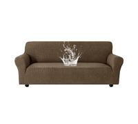 LDGSUPH Jacquard thickened sofa cover, living room sofa cover, soft to the touch, suitable for all seasons.(Coffee,XL)
