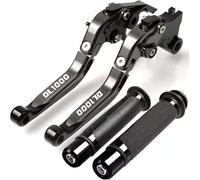 LDGSUPH Motorcycle Brake Clutch Levers for Suzuki Dl 1000 Dl1000 for V-Strom 2002-2018 2003 2004 2005 2006 2007 2008 Motorcycle Brake Clutch Lever Handle Hand Grips Set