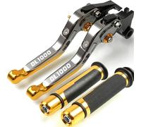 LDGSUPH Motorcycle Brake Clutch Levers for Suzuki Dl 1000 Dl1000 for V-Strom 2002-2018 2003 2004 2005 2006 2007 2008 Motorcycle Brake Clutch Lever Handle Hand Grips Set