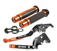 LDGSUPH Motorcycle Brake Clutch Levers for Suzuki Dl 1000 Dl1000 for V-Strom 2002-2018 2003 2004 2005 2006 2007 2008 Motorcycle Brake Clutch Lever Handle Hand Grips Set