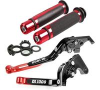 LDGSUPH Motorcycle Brake Clutch Levers for Suzuki Dl 1000 Dl1000 for V-Strom 2002-2018 2003 2004 2005 2006 2007 2008 Motorcycle Brake Clutch Lever Handle Hand Grips Set
