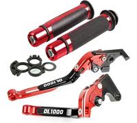 LDGSUPH Motorcycle Brake Clutch Levers for Suzuki Dl 1000 Dl1000 for V-Strom 2002-2018 2003 2004 2005 2006 2007 2008 Motorcycle Brake Clutch Lever Handle Hand Grips Set