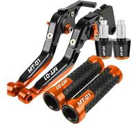 LDGSUPH Motorcycle Brake Clutch Levers for Yamaha Mt01 2004 2005 2006 2007 2008 2009 Motorcycle CNC AluminumBrake Clutch Lever Handlebar Handle Grips Ends