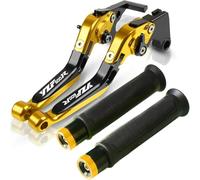 LDGSUPH Motorcycle Brake Clutch Levers For Yamaha Yzf600r Thundercat 1995 1996-2008 Motorcycle Adjustable Folding Extendable Brake Clutch Levers Handlebar Hand Grips