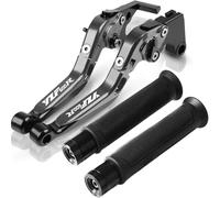 LDGSUPH Motorcycle Brake Clutch Levers For Yamaha Yzf600r Thundercat 1995 1996-2008 Motorcycle Adjustable Folding Extendable Brake Clutch Levers Handlebar Hand Grips