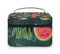 LDGSUPH One in A Melon Makeup Bag with Handle Portable Travel Toiletry Bag Lightweight Waterproof Cute Cosmetics Storage Bags Large Fashion Makeup Case Organizer For Women