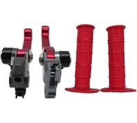 LDGSUPH Pivot Clutch Brake Lever for 1980 for Ducati Pantah 500 Sl Red Pair of CNC Billet 6061-t6 Aluminum Motorcross Dirt Bike Pivot Brake Clutch Levers Set+Pair of 7/8" 22mm Rubber Hand Grips