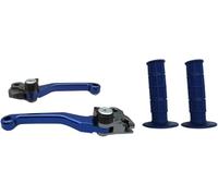 LDGSUPH Pivot Clutch Brake Lever for 1986 for Cagiva Alazzura 650 Ss Orange Pair of CNC Billet 6061-t6 Aluminum Motorcross Dirt Bike Pivot Brake Clutch Levers Set+Pair of 7/8" 22mm Rubber