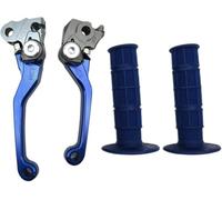 LDGSUPH Pivot Clutch Brake Lever for 1987 for Beta Tr34 Trials W/ 7/8" 22mm Rubber Hand Grips Black CNC Motorcross Dirt Bike Pivot Brake Clutch Levers Set