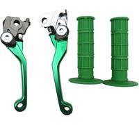 LDGSUPH Pivot Clutch Brake Lever for 1987 for Beta Tr34 Trials W/ 7/8" 22mm Rubber Hand Grips Black CNC Motorcross Dirt Bike Pivot Brake Clutch Levers Set