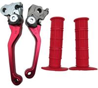 LDGSUPH Pivot Clutch Brake Lever for 1987 for Beta Tr34 Trials W/ 7/8" 22mm Rubber Hand Grips Black CNC Motorcross Dirt Bike Pivot Brake Clutch Levers Set