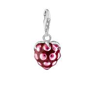 LDGSUPH Red Raspberry Dangle Charm Pendants, 925 Sterling Silver Charm Pendants Fits European Snake Chain Bracelets & Necklaces Romantic Jewelry Gift for Women Men