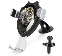 LDGSUPH Tiger Lie On Rock Phone Holders for Your Car Cradle Portable Smartphone Holder Air Vent Cell Phones Stand Universal Car Phone Mount 90° Adjustable Cell Phones Mount