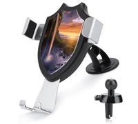 LDGSUPH Waterfall at Sunset Phone Holders for Your Car Cradle Portable Smartphone Holder Air Vent Cell Phones Stand Universal Car Phone Mount 90° Adjustable Cell Phones Mount