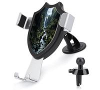 LDGSUPH Waterfall Cliff Phone Holders for Your Car Cradle Portable Smartphone Holder Air Vent Cell Phones Stand Universal Car Phone Mount 90° Adjustable Cell Phones Mount