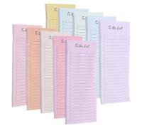 LDHHYH 20 Pack to Do List Notepads, 1000 Sheets to Do List Pad, Self-Stick to Do List Notes, Daily Planner Notepad for Office, School, Home, Macaron