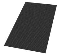 LDHHYH 4 x 6 FT Utility Truck Bed Mat, All Weather Truck Bed Liner Mat Universal Size, Plastic Cargo Liner Protection Cargo Mat for Your Truck Van SUV Pickup - Black
