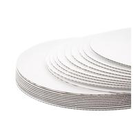 LDHHYH 50PCS Cake Boards Round, 10 Inch Cake Board Circle Trays, Cardboard Round Cake Circle Base for Desserts Pastries Decorating Baking Party and DIY Crafts Display, White