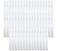 LDHHYH 50Pcs Transparent Twist Pen, 3ml Empty Cuticle Oil Pens with Brush Tip, Refillable Nail Polish Bottle for Homemade Nail Oil, Lip Gloss, Eyelash Growth Liquid